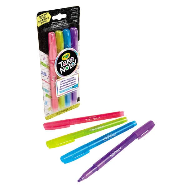 Crayola Set 4 Glitter Markers