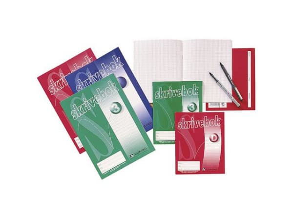 Skrivebok A4 80G 24Bl Ulinjert (20 stk) (1 stk.)