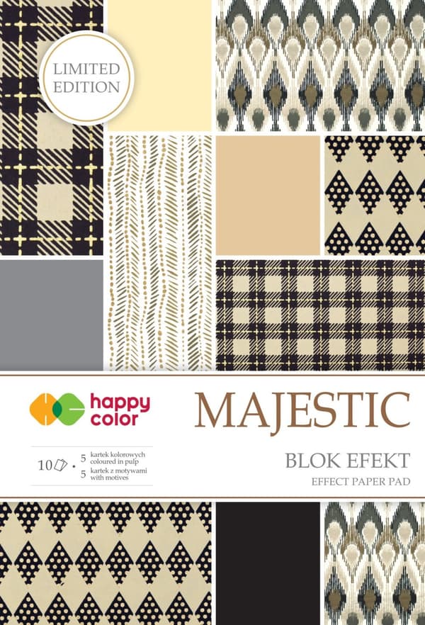 Majestic Effect Block 10 arkkia 19x29cm Happy Color