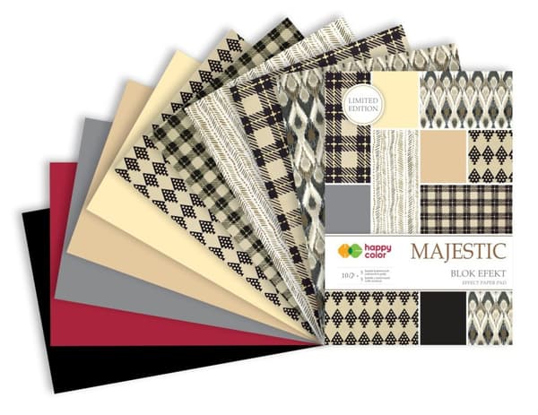 Majestic Effect Block 10 arkkia 19x29cm Happy Color