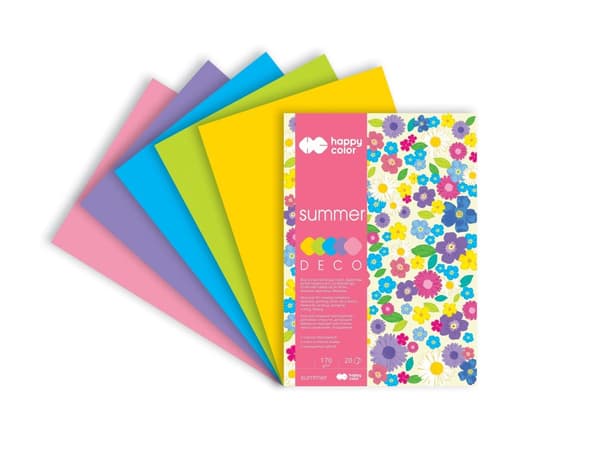 DECO Summer Color Block A4 20 arkkia Happy Color
