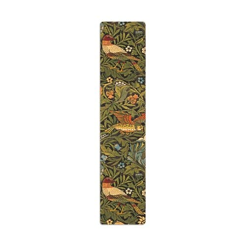 Bogmærke til bøger Paperblanks Morris Fugle.