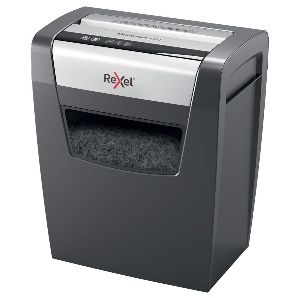 Rexel Makulator Momentum X410 P4 Cross Cut 4x30mm pieces EU