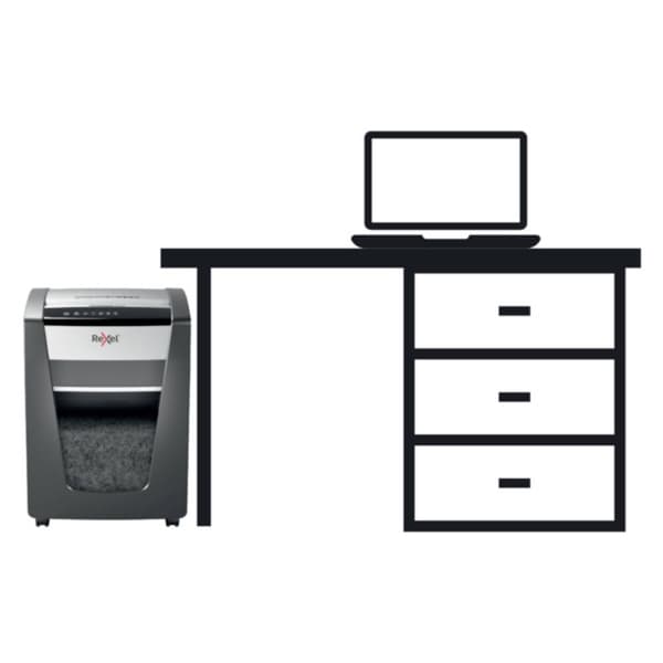 Rexel Momentum X420 Dokumentförstörare Partikelsnitt 4 x 40 mm 30 l Antal sidor (max.): 20 Säkerhetsklass 4 Strimlar oc