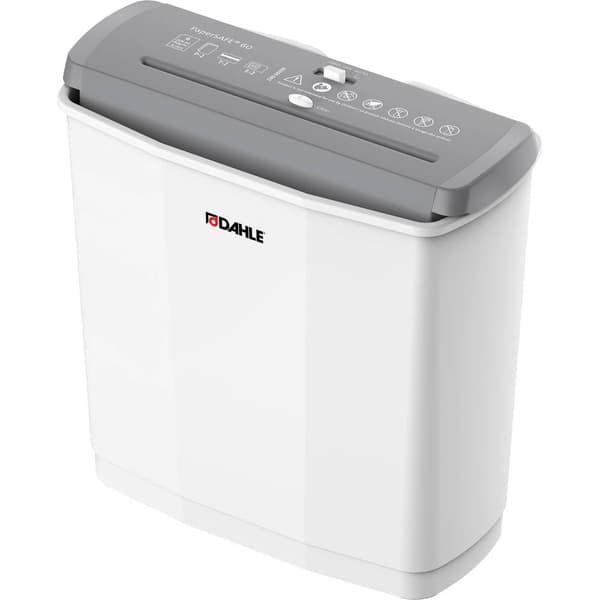 Dahle PS 60 Dokumentförstörare 6 ark Strimlor 6 mm P-2 11 l Strimlar också Häftklamrar, Kreditkort