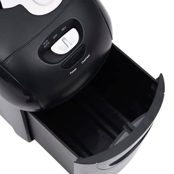 vidaXL Makuleringsmaskin 10 ark mikrosnitt svart