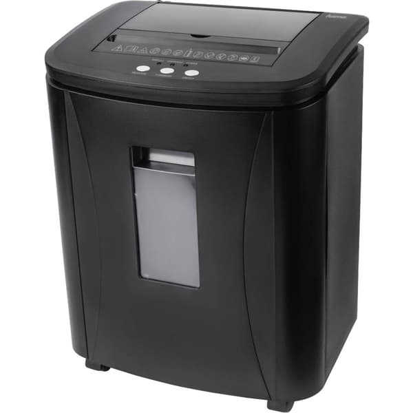 Hama Premium Auto M120 Dokumentförstörare 125 ark Mikrosnitt 4 x 20 mm P-3 25 l Strimlar också Kreditkort