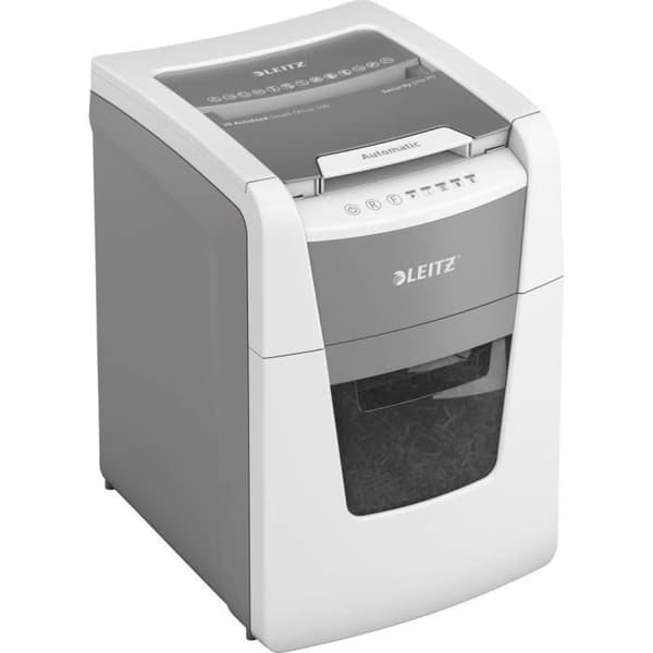 Dokumentförstörare - LEITZ - IQ Autofeed Litet Kontor - Mikrosnitt 2x15mm - 34L - Max 100 sidor