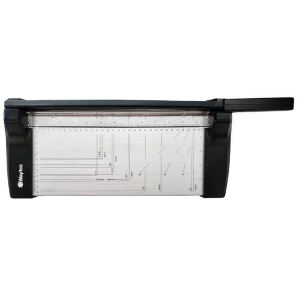 Cisaille massicot A4 - WAYTEX - 8 ark - Färg svart - Klipp längd 320 mm - Graderad bas