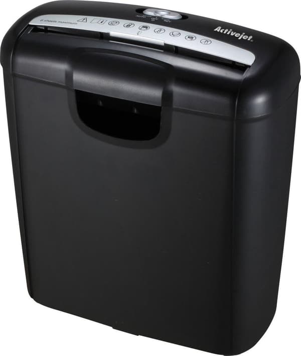 Silppuri Activejet ASH-1201D, P-3, 25 l, 45 mm silppuaa, musta ja hopea.