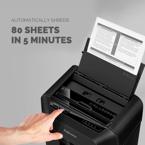 Dokumentförstörare FELLOWES AutoMax 80M