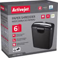Pikkukuva 2 / 3: Silppuri Activejet ASH-0601S, P-1, 10 l, 7,2 mm silppuaa, musta.