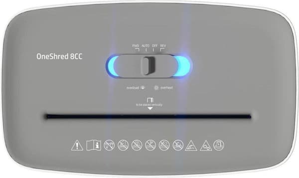 HP ONESHRED 8CC 15L paperisilppuri Mikrosilppuri