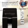 Pikkukuva 6 / 7: Fellowes AutoMax 100M paperisilppuri, silppuri, 22 cm, musta