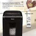 Pikkukuva 3 / 6: Fellowes Powershred 10M paperisilppuri, mikrosilppuri, musta