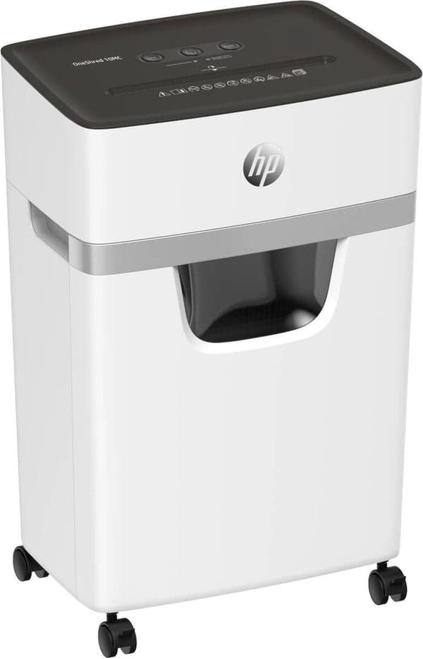 HP ONESHRED 10MC -silppuri, mikroleikkaus, P-5, 10 korttia, 20l, vaaleanharmaa