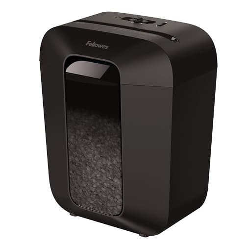 Fellowes Powershred LX41 paperisilppuri Hiukkassilppuri Musta