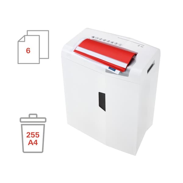 HSM shredstar X6pro asiakirjasilppuri, 2 x 15 mm + erillinen CD-leikkuumekanismi