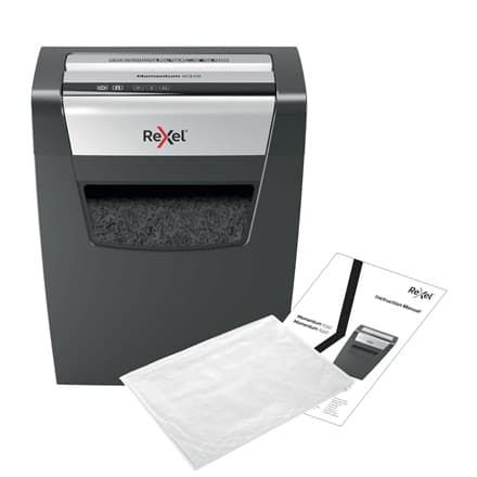 Rexel Momentum X312 paperisilppuri Hiukkassilppuri Musta, harmaa