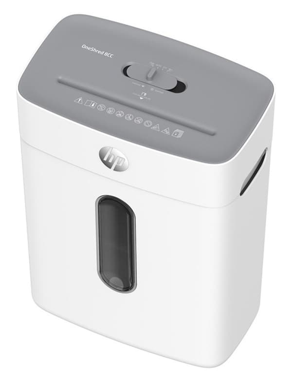 HP ONESHRED 8CC 15L pappersförstörare Mikroskuren fragmentering