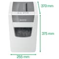 Pikkukuva 3 / 5: Leitz IQ Slim Office P-4 paperisilppuri Ristisilppuri 22 cm Valkoinen