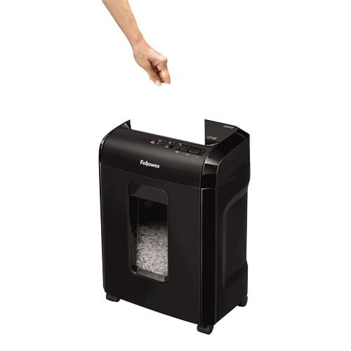 Fellowes Powershred 10M papirmakulator Micro-cut makulering Sort