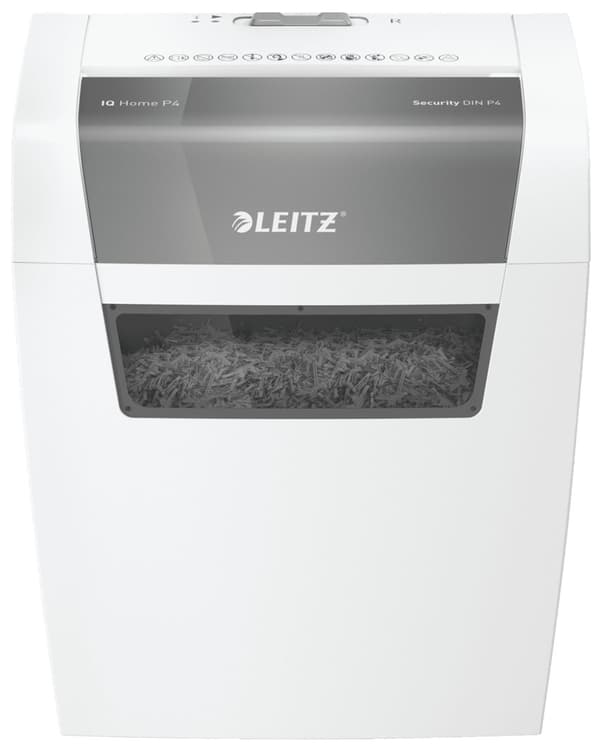 Leitz IQ Home Shredder, P4, 6 arkkia, 15 l roskakori