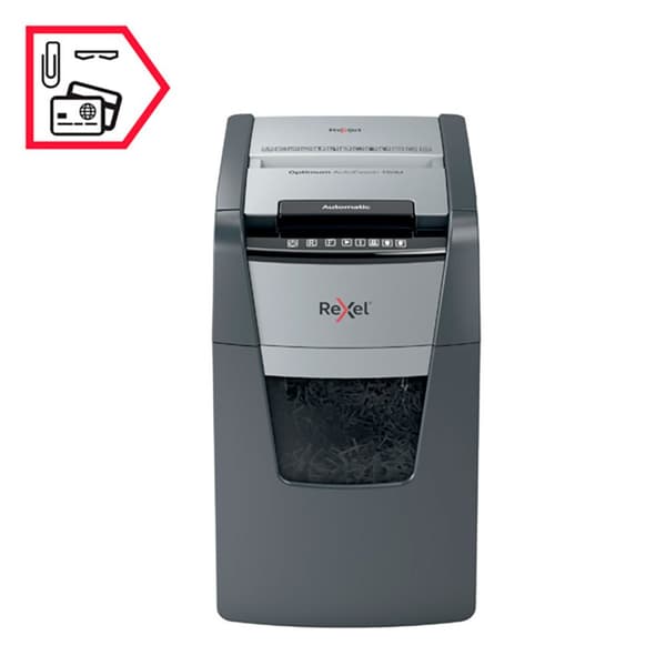 Rexel Silppuri Optimum Auto+ 150m Harmaa