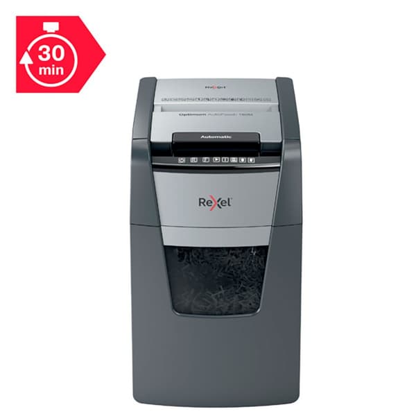 Rexel Silppuri Optimum Auto+ 150m Harmaa
