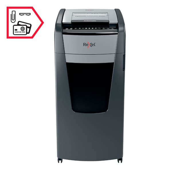 Rexel Silppuri Optimum Auto+ 600m Musta