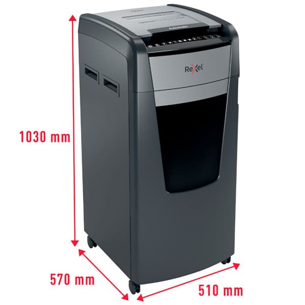 Rexel Silppuri Optimum Auto+ 600m Musta