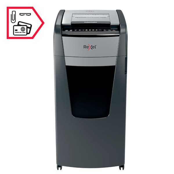 Rexel Silppuri Optimum Auto+ 750m Kirkas