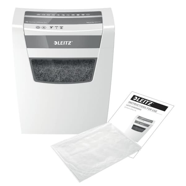 Leitz IQ Home Office P-4 paperisilppuri Hiukkassilppuri 22 cm Valkoinen