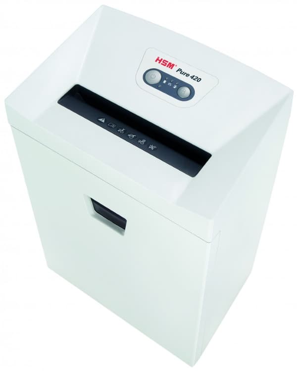 HSM Pure 420 document shredder, 4.5 x 30 mm