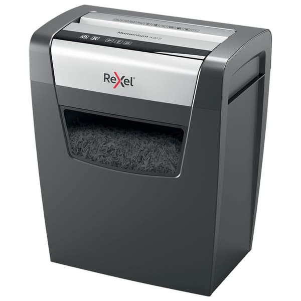 Rexel Silppuri Momentum X312 Musta,Hopeinen One Size / EU Plug