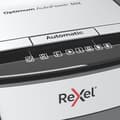 Pikkukuva 5 / 5: Rexel Optimum AutoFeed+ 50X trituradora de papel Trituración cruzada 55 dB 22 cm Negro, Gris