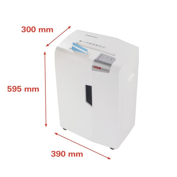 Destructora de documentos HSM shredstar X12pro, 2 x 15 mm + cortador de CD independiente