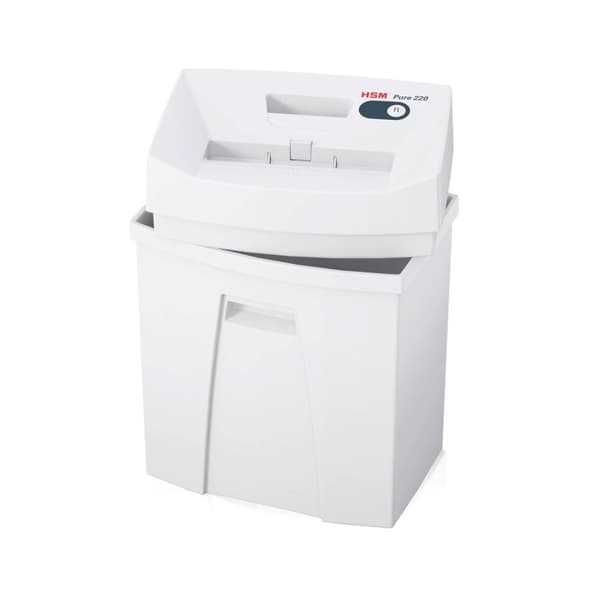 HSM Pure 220 dokumentförstörare, 25 l, 3,9 mm