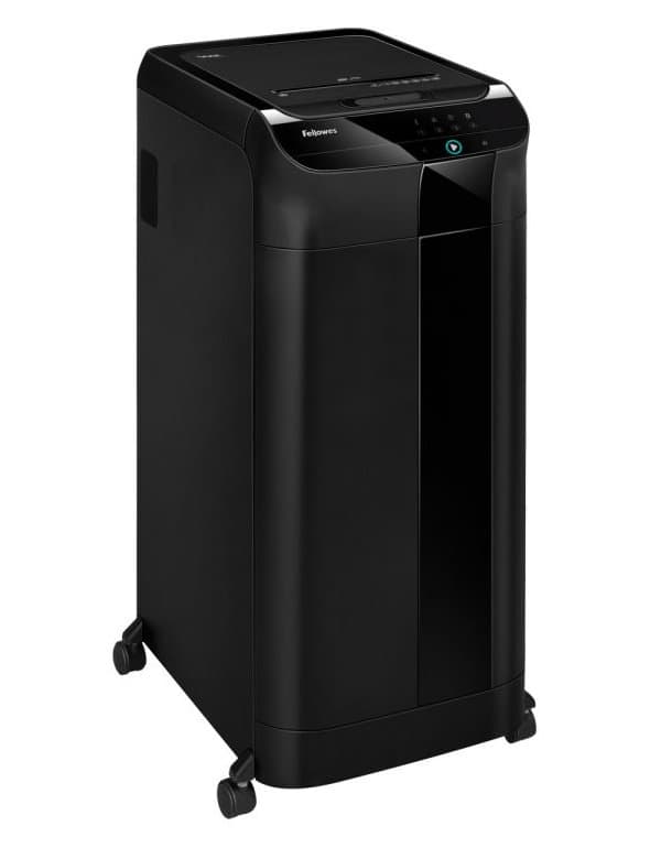 FELLOWES skartovač AutoMax 550 C/ křížový řez 4x38 mm/ objem koše 83 l/ certifikát NBÚ/ stupeň utajení P-4 (důvěrné)