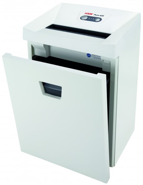 HSM Pure 420 shredder, 35 l, 1,9x15 mm