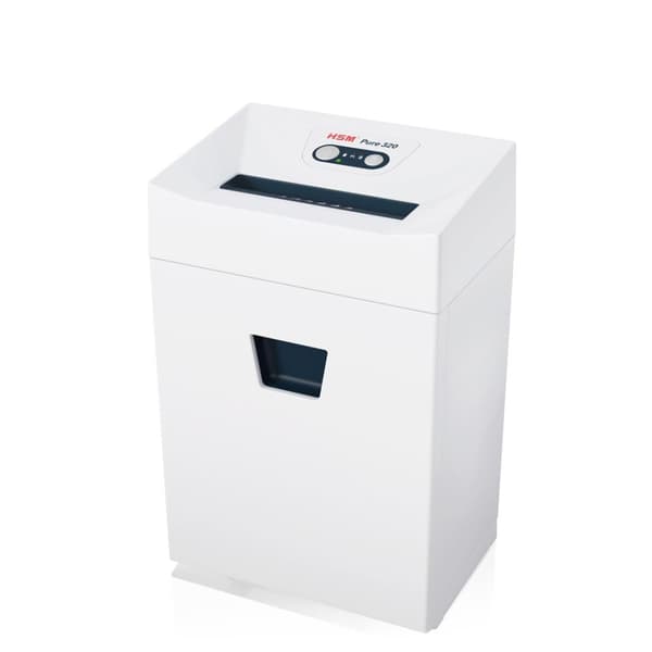 HSM Pure 320 pappersförstörare Partikelklippt fragmentering 23 cm Vit