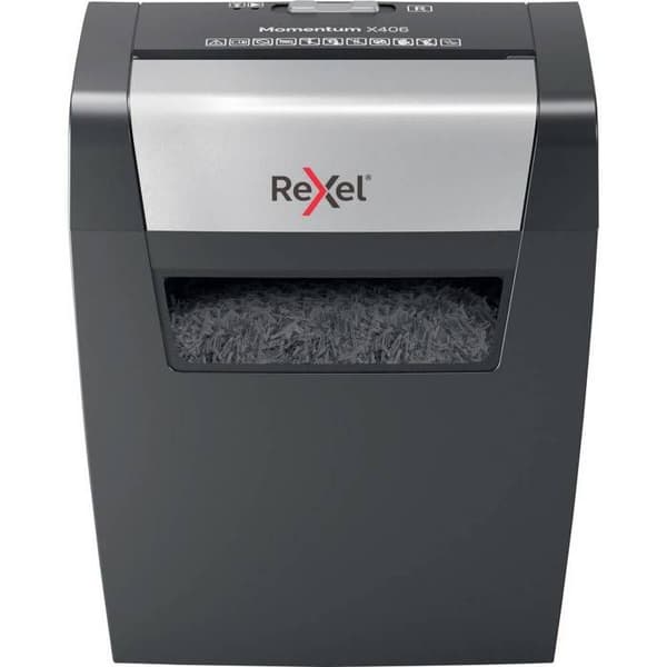 Dokumentförstörare - Rexel - Momentum X406 - Cross cut - 6 ark - 15 liter