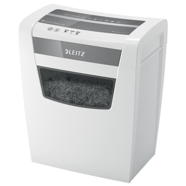 Dokumentförstörare - Leitz - IQ Home Office - Cross cut - 10 ark - 23 liter