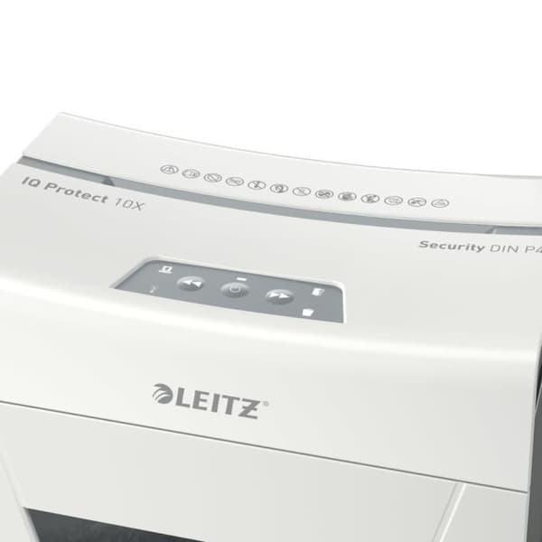 Leitz 80920000 dokumentförstörare Grå, Vit
