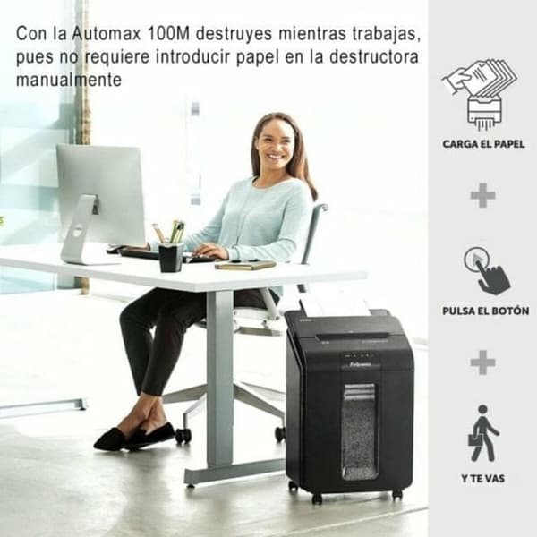 Mikroleikkaava paperisilppuri Fellowes AutoMax 100M 23 L