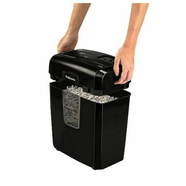 Mikroleikkaava paperisilppuri Fellowes 8Cd 14 L 4 x 35 mm Musta