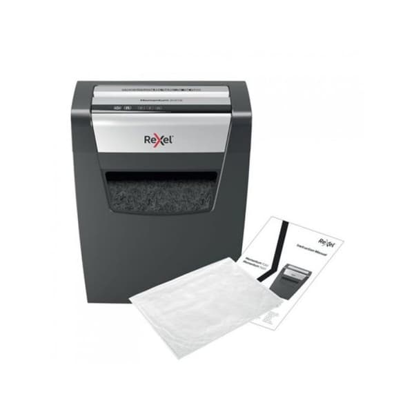 Pappersshredder - Rexel - Momentum X312 - P3 - 12 ark - 23L - Svart