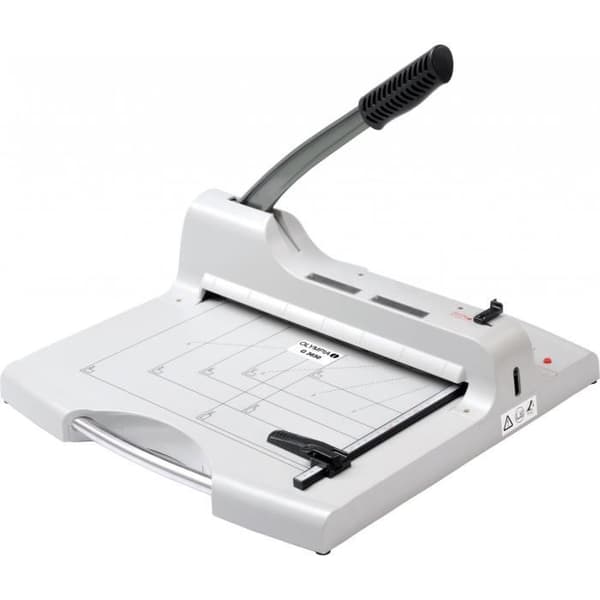 Professionell pappersskärare - OLYMPIA - G 3650 - Skär upp till 50 ark - dimensioner 459x508x270 mm - Vikt 6,6 kg