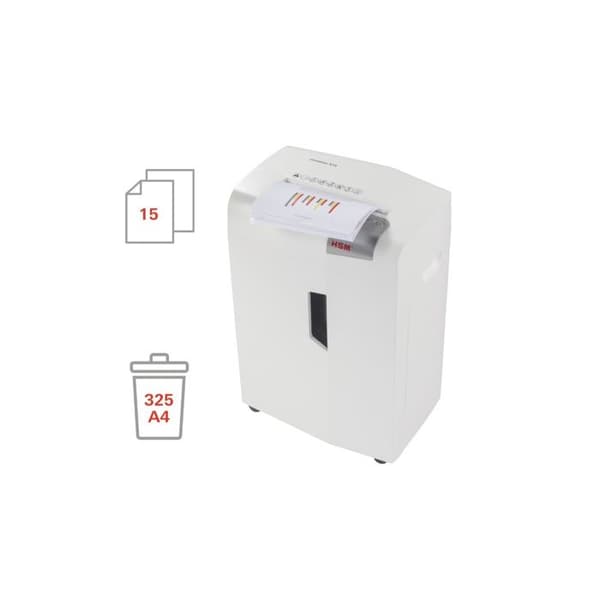 Dokumentförstörare - HSM - Shedstar X15 - Korsklipp 4x37 mm - Kapacitet 15 ark - Volym 26L