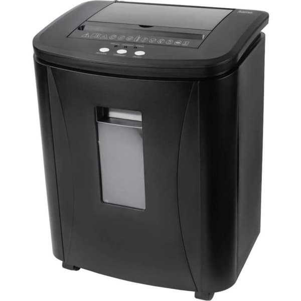 Dokumentförstörare - HAMA - AutoM120 - Mikroskärning 4 x 20 mm - Kapacitet 25 l - max 125 sidor